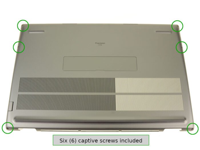 For Dell Precision 7770 Bottom Base Cover Assembly - VP10G - Image 5