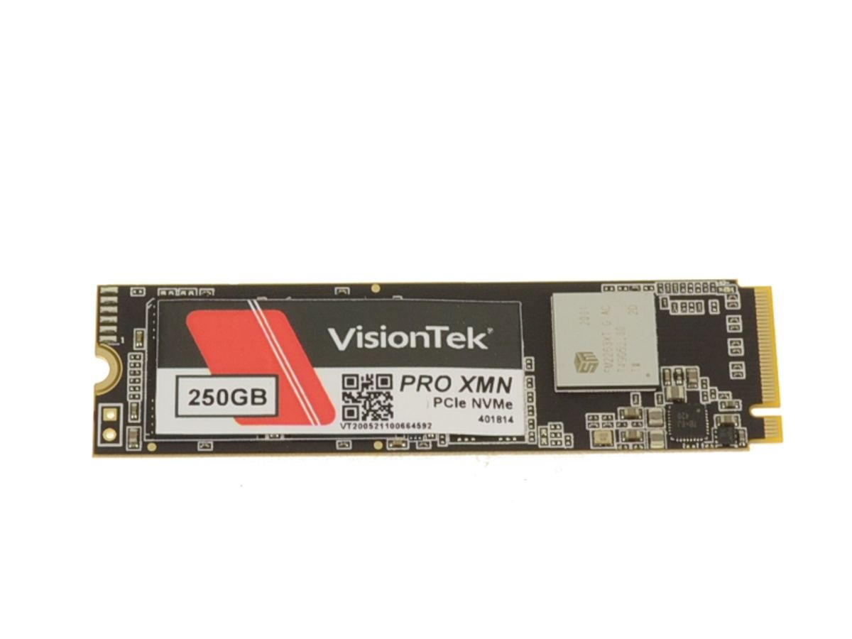 VisionTek Pro XMN Series 250GB NVMe PCIE SSD Hard Drive M.2 2280 Card - 250GB - Image 2
