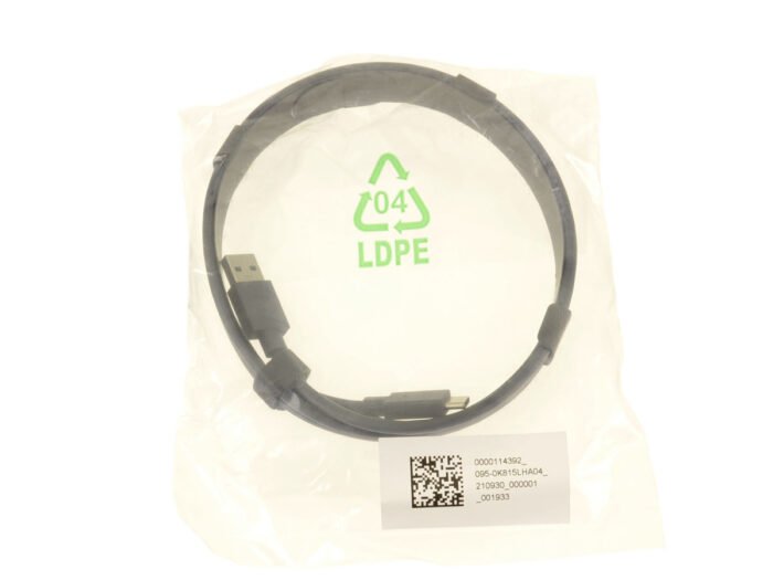 For Dell Type C Adapter Power Charging Cable - USB-C (Male) to USB-A (Male) - 6FT - VTJCW