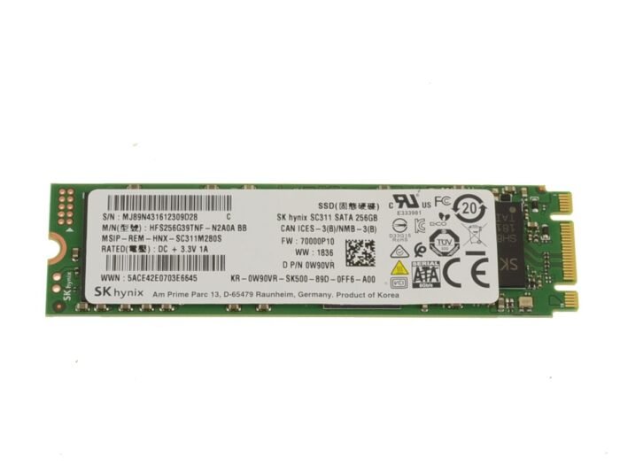 SK Hynix SC311 256GB SATA SSD Hard Drive M.2 2280 Card - 256GB - W90VR