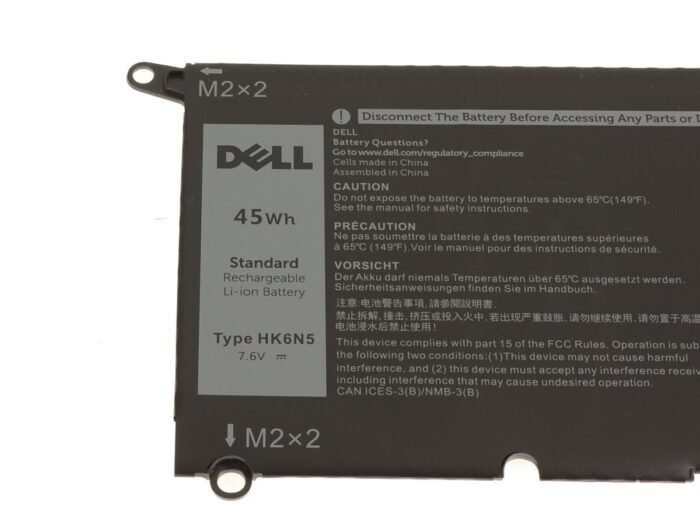 For Dell Inspiron 13 (7390) 2-in-1 / Latitude 3301 4-Cell 45Wh Battery - HK6N5
