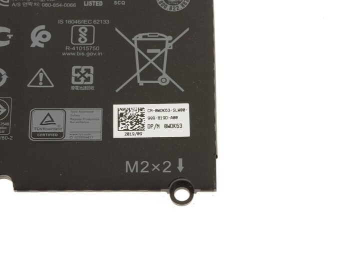 For Dell Inspiron 13 (7390) 2-in-1 / Latitude 3301 4-Cell 45Wh Battery - HK6N5 - Image 2