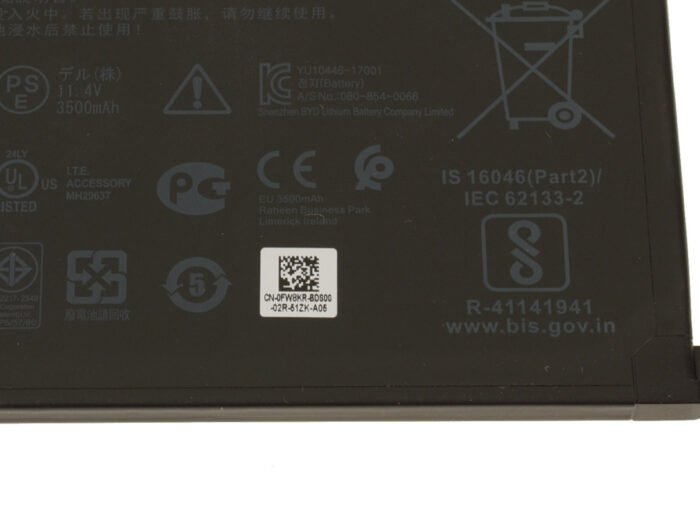 For Dell Inspiron 13 (5379) / 15 (7573) (7586) 2-in-1 42Wh 3-cell Laptop Battery - WDX0R - Image 4
