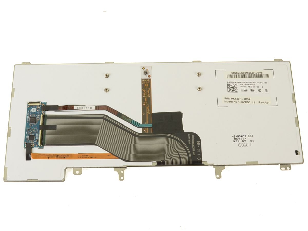 Brazilian - For Dell Latitude E6440 Laptop Keyboard with Backlight - WX4G9