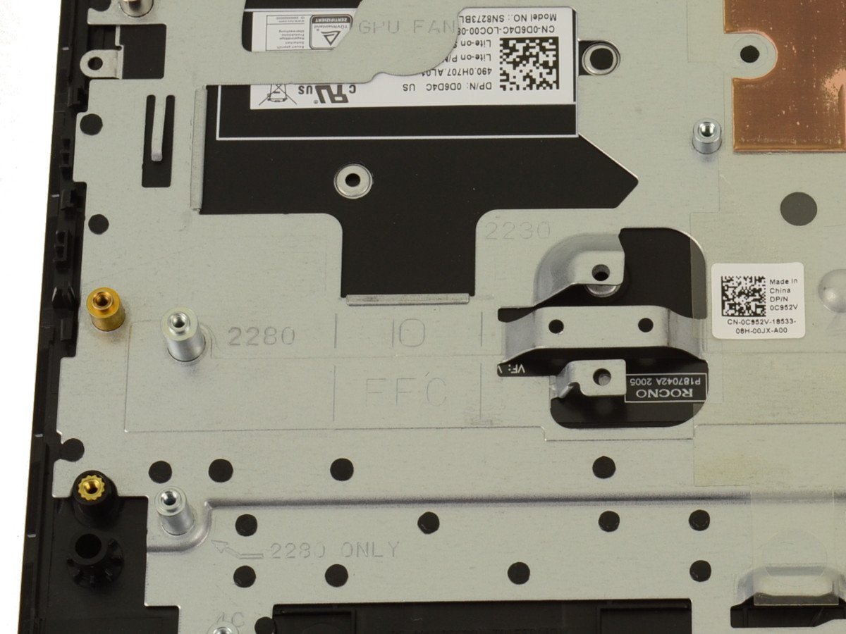 For Dell G Series G5 5500 Palmrest Backlit Keyboard Assembly - FP -EG- 4 Cell - WXR85 - Image 3