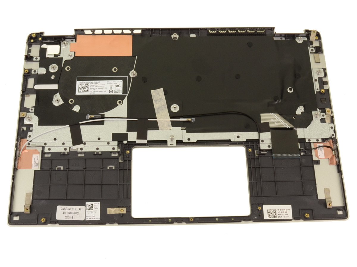 US INTL - For Dell Inspiron 5390 / Latitude 3301 Palmrest Keyboard Assembly - N4H7Y - XR26K