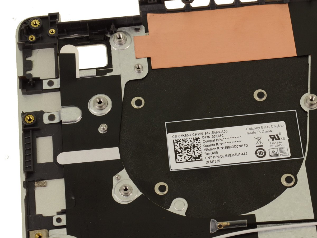 US INTL - For Dell Inspiron 5390 / Latitude 3301 Palmrest Keyboard Assembly - N4H7Y - XR26K - Image 4