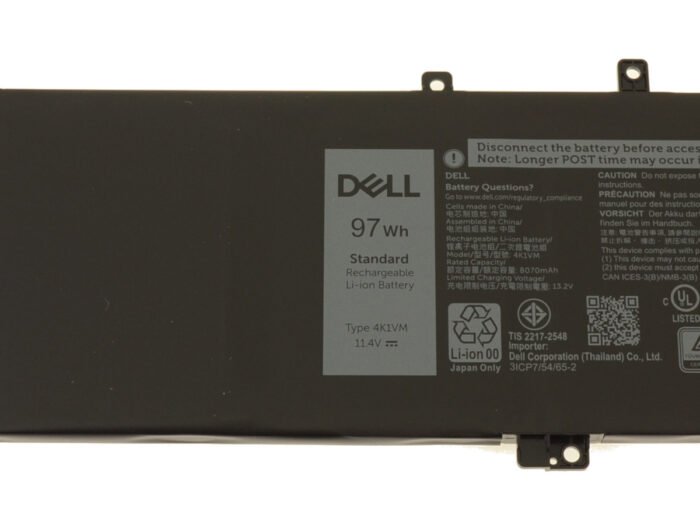 For Dell Inspiron 7501 / Vostro 7500 / G7 7700 6-Cell 97Wh Extended Battery - XYCW0 - Image 3