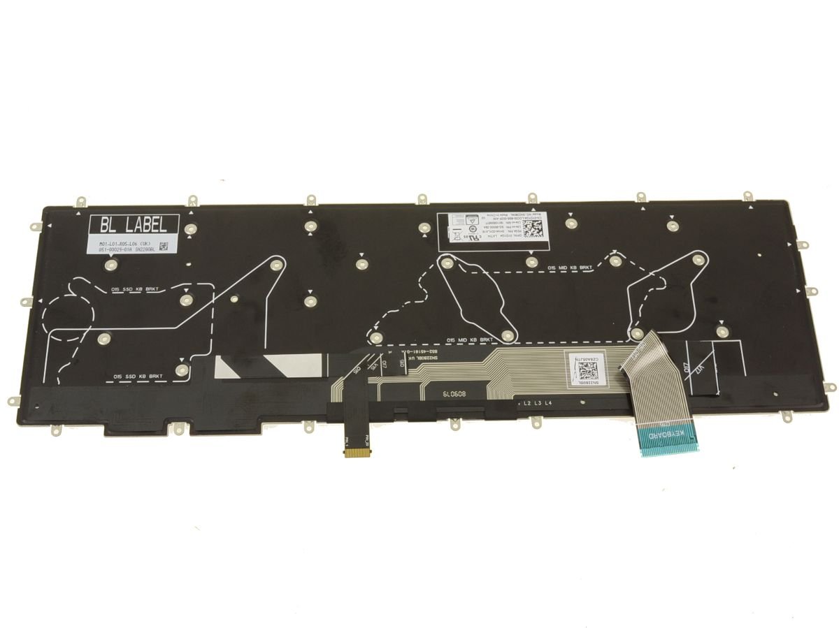 SPANISH - For Alienware m17 / m15 Backlit Laptop Keyboard Assembly ...