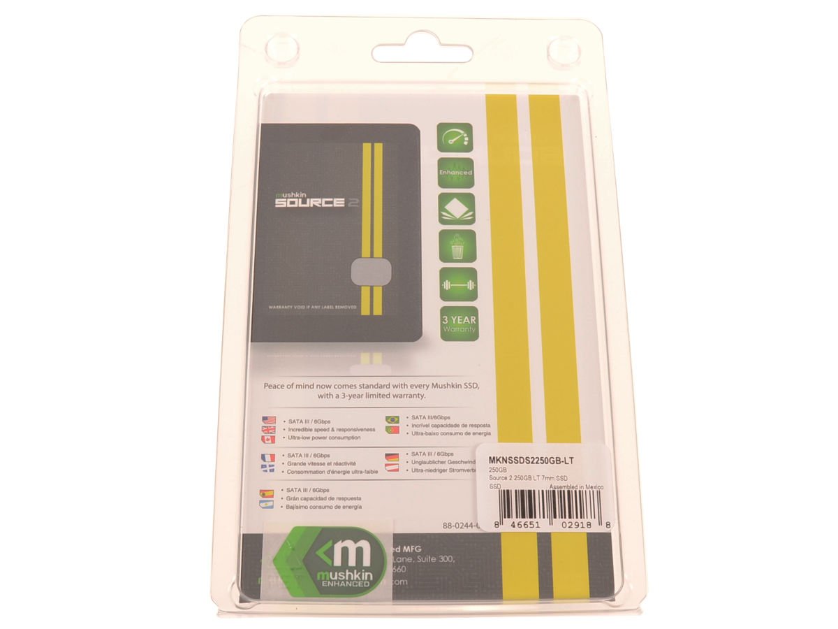 Mushkin Source 2 SSD 250GB SATA III SSD 6Gbp/s 2.5" Internal Solid State Drive - 7mm SSD - Image 2