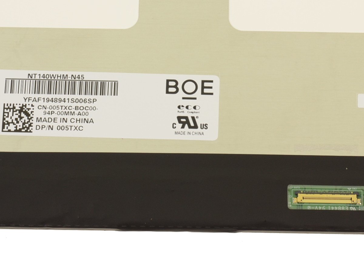 For Dell Latitude 7400 14" WXGAHD LCD LED Widescreen Matte with Rails - BOE - Image 2