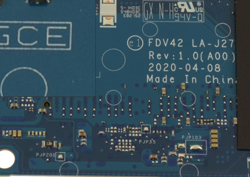 DP/N GKFJH 0GKFJH i5-10400H Intel Graphics UMA For Dell Latitude 5411 Motherboard - Image 3