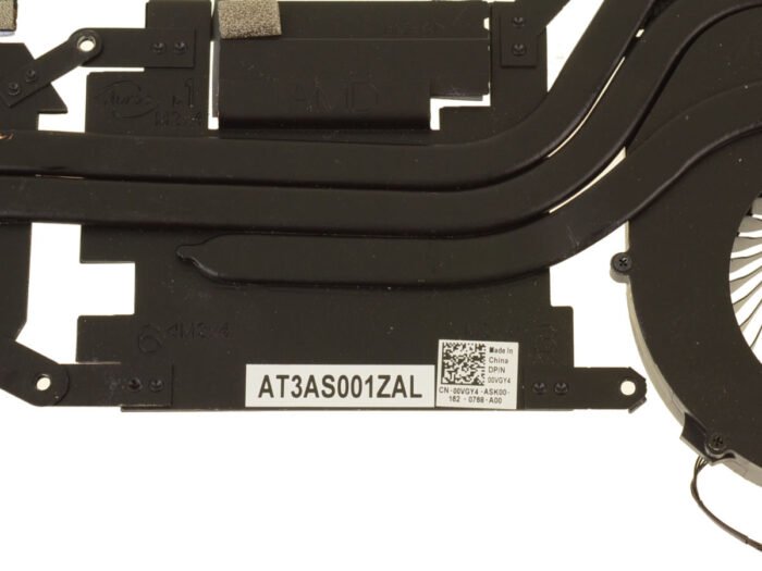 For Alienware m15 Ryzen R5 CPU / Graphics Cooling Heatsink Fan Assembly - RTX 3050 Ti - 0VGY4 - Image 2