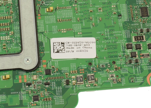 DP/N XDV20 0XDV20 i3-7100U Integrated Graphics For Dell Inspiron 13 (7378) / 15 (7579) 2-in-1 Motherboard - Image 3