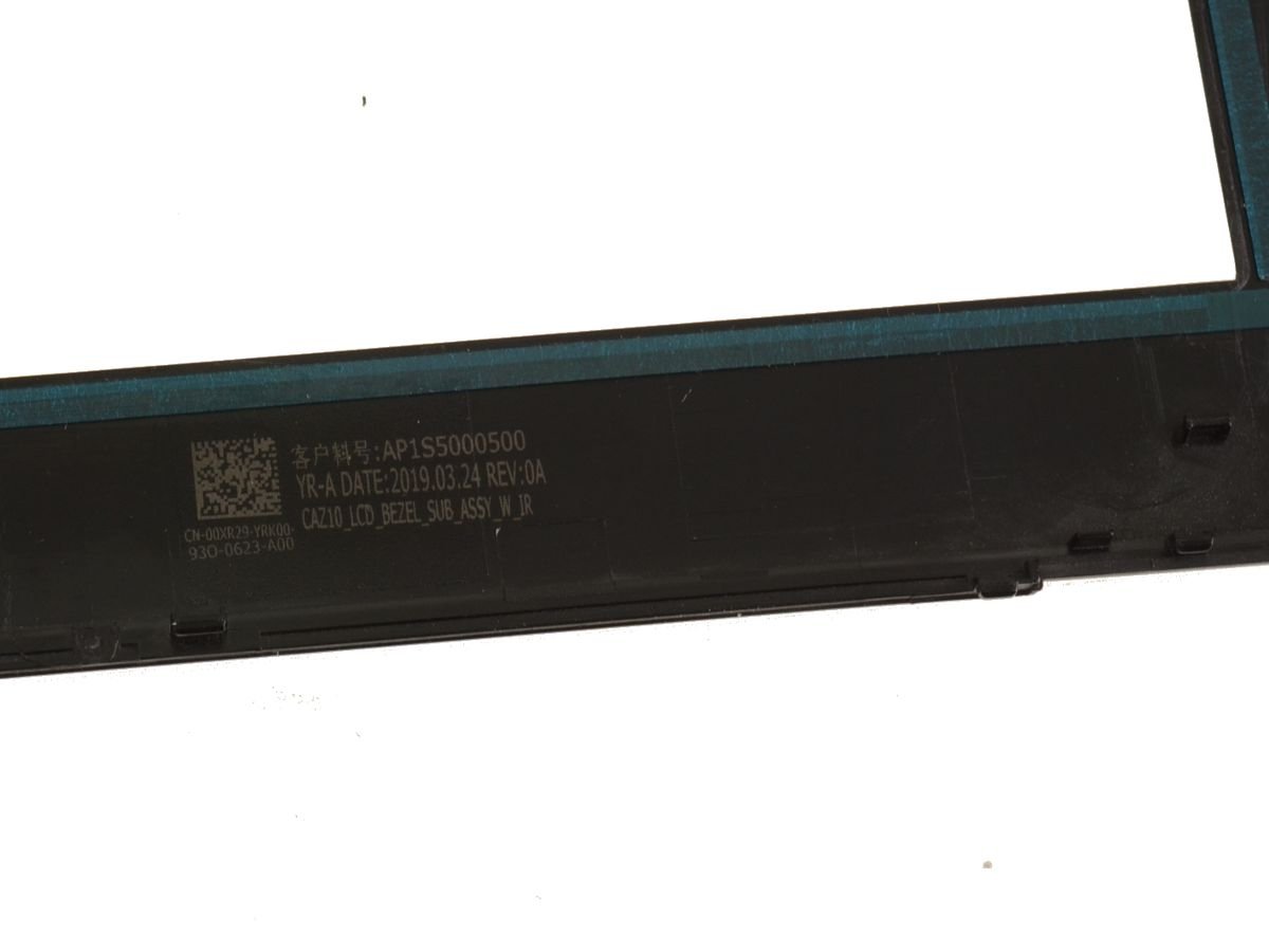 For Dell Latitude 7280 12.5" LCD Front Trim Cover Bezel Plastic - No TS - IR Cam - 0XR29