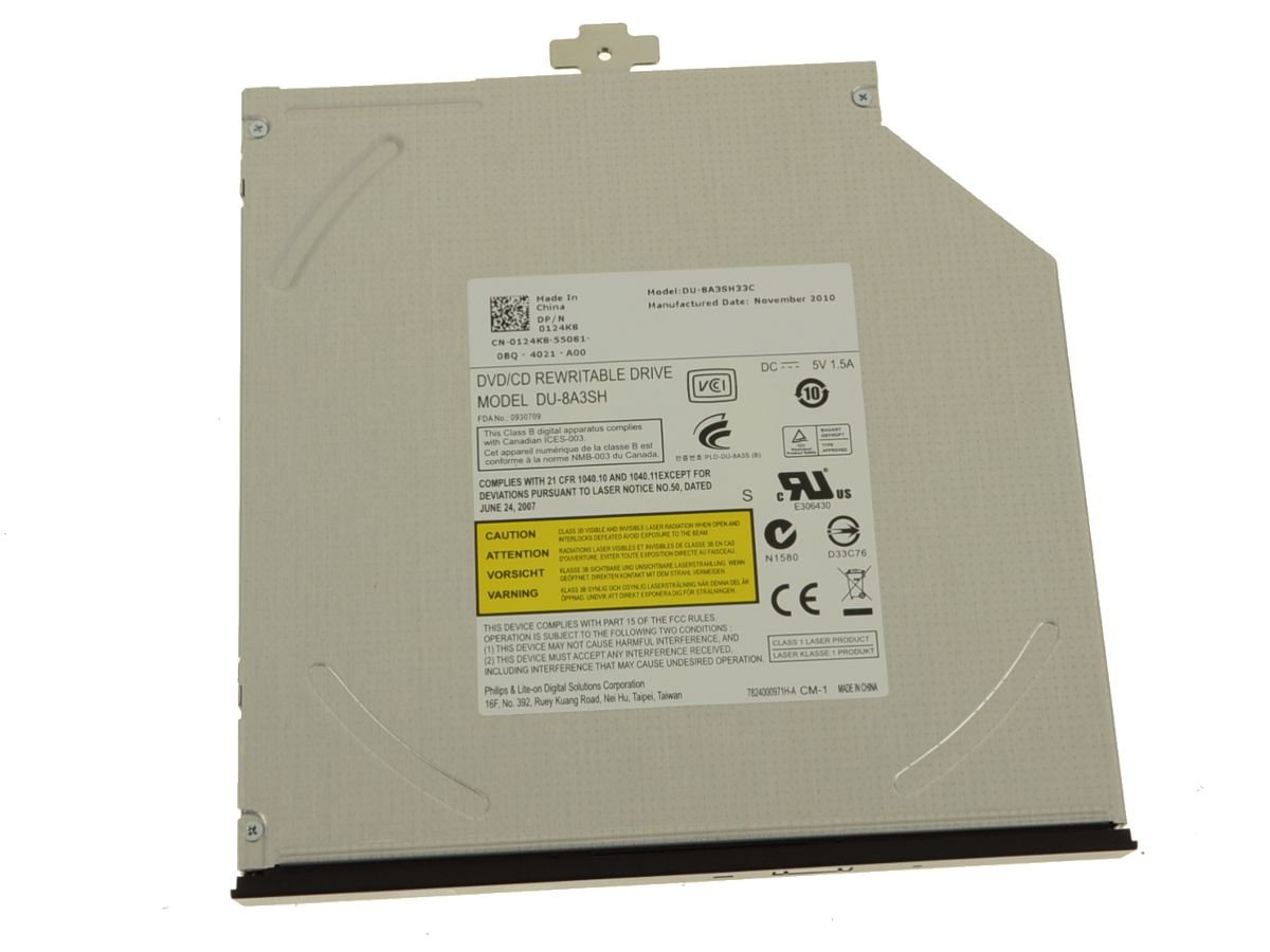 For Dell Latitude E4200 8x DVD+RW / CDRW Dual Layer Burner Drive Module for Media Base - 124K8 - Image 3