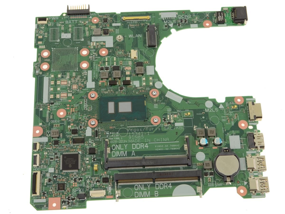 For Dell Vostro 14 (3468) / 15 (3568) Motherboard System Board with Core i5 2.5GHz Intel Graphics - UMA - 2HKXD