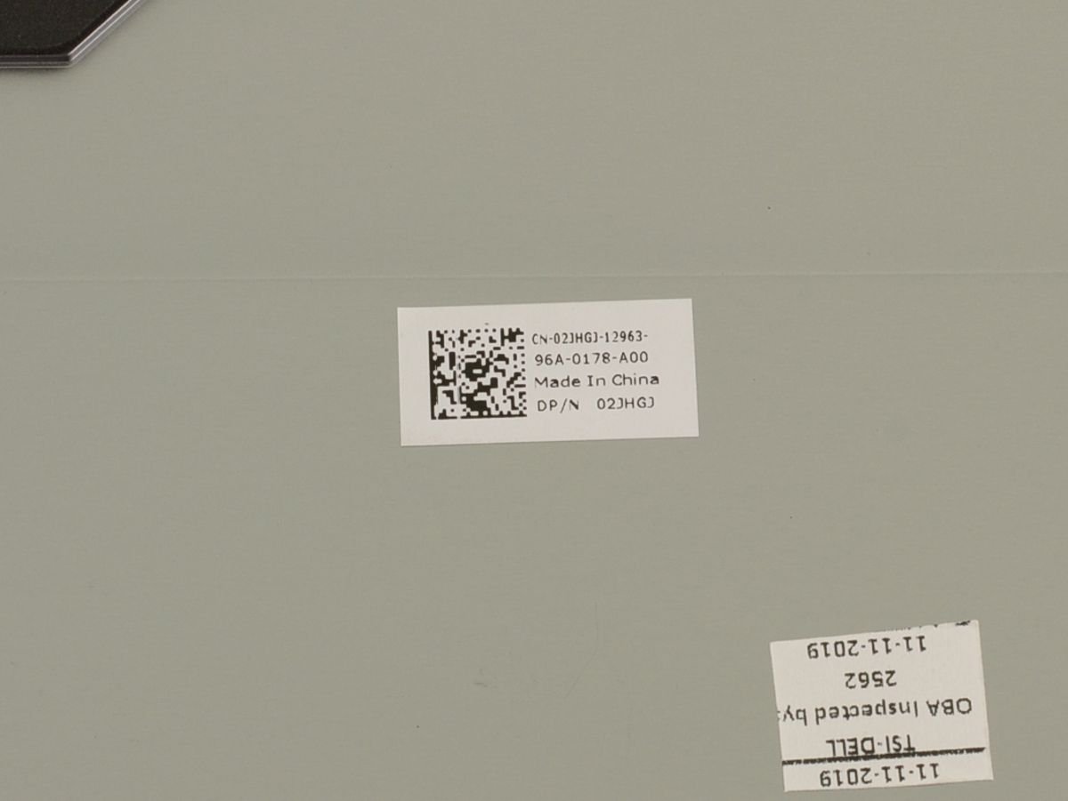 For Dell Precision 7740 17.3" LCD Back Cover Lid Assembly - Silver - 6NGVC - 2JHGJ - Image 2