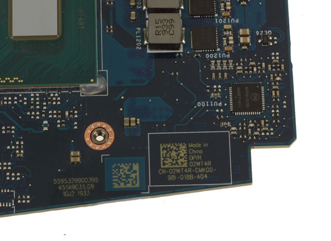 2WT4R 02WT4R Intel Core i5-8300H quad core CPU For Dell Precision 7530 Motherboard - Image 3