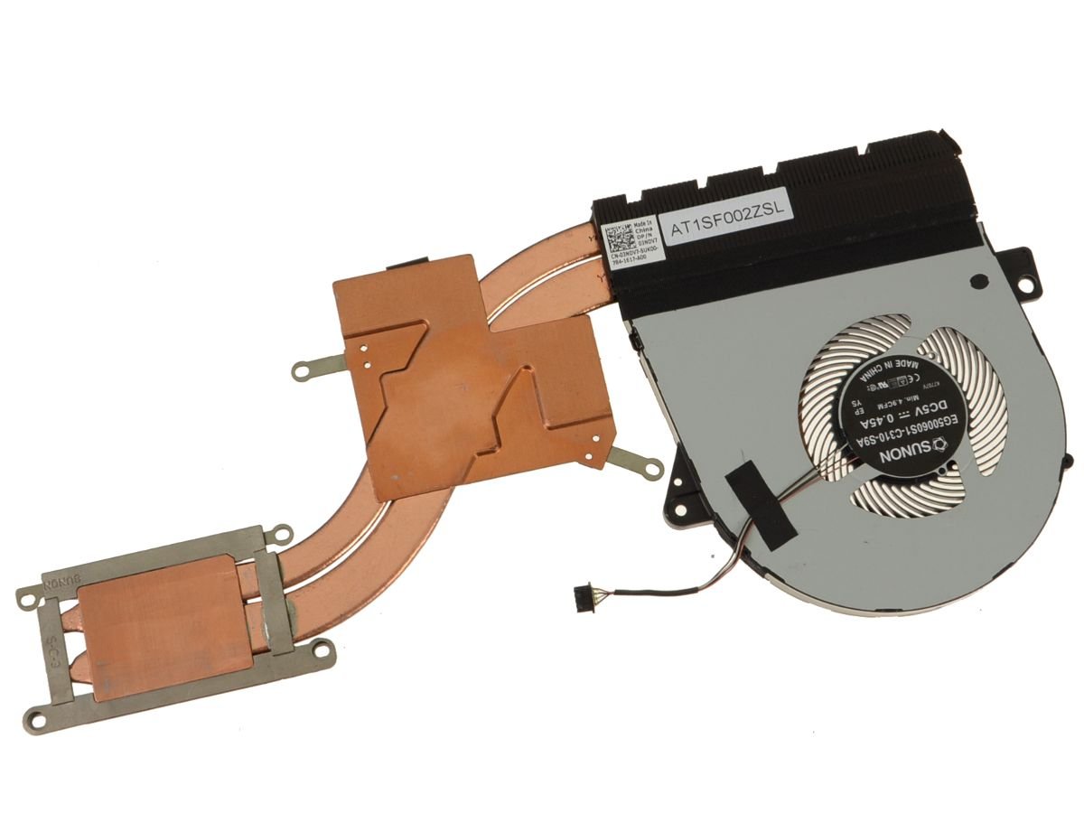 For Dell Latitude 5580 / Precision 3520 CPU Heatsink / Fan Assembly For H-Type CPU - Discrete Nvidia Graphics - 3NDV7 - Image 2