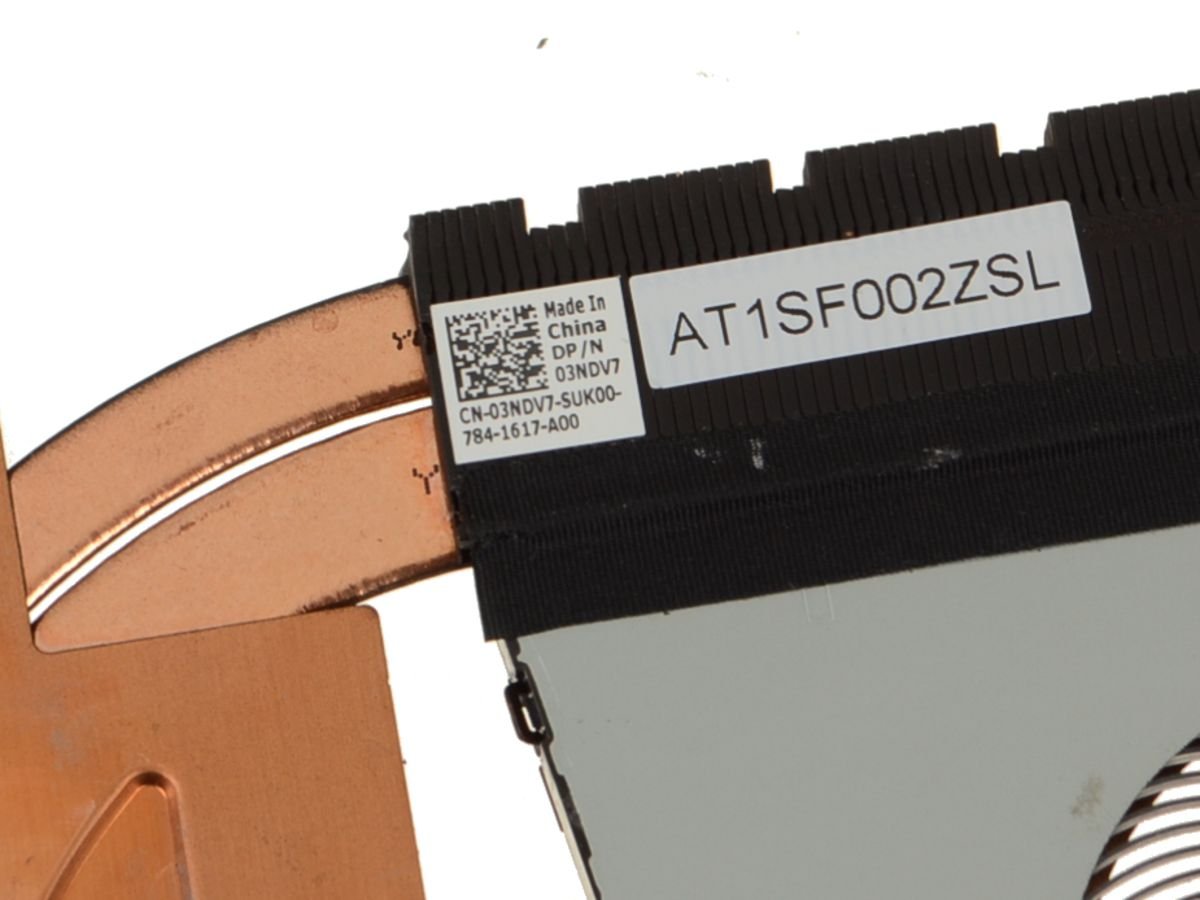 For Dell Latitude 5580 / Precision 3520 CPU Heatsink / Fan Assembly For H-Type CPU - Discrete Nvidia Graphics - 3NDV7 - Image 3