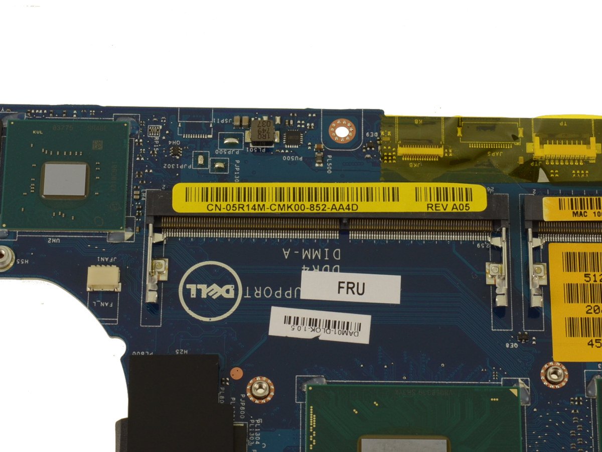 For Dell Precision 5530 Motherboard System Board with Nvidia Graphics - Xeon Hex Core 2.7GHz CPU - 5R14M