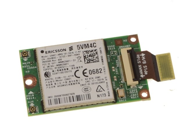 For Dell Latitude 10e (ST2e) Tablet Wireless 5565 (DW5565) Mini-PCI Express Mobile Broadband WWAN Card - 5VM4C