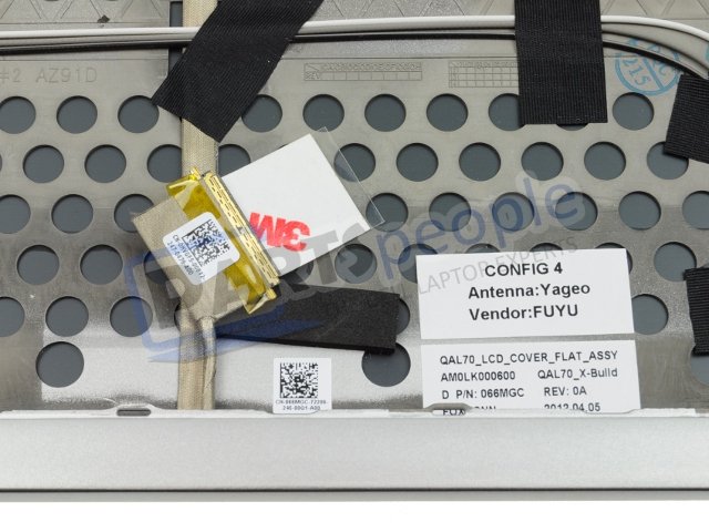 For Dell Latitude E6330 13.3" LCD Back Cover Lid Assembly with Hinges - 66MGC - Image 4