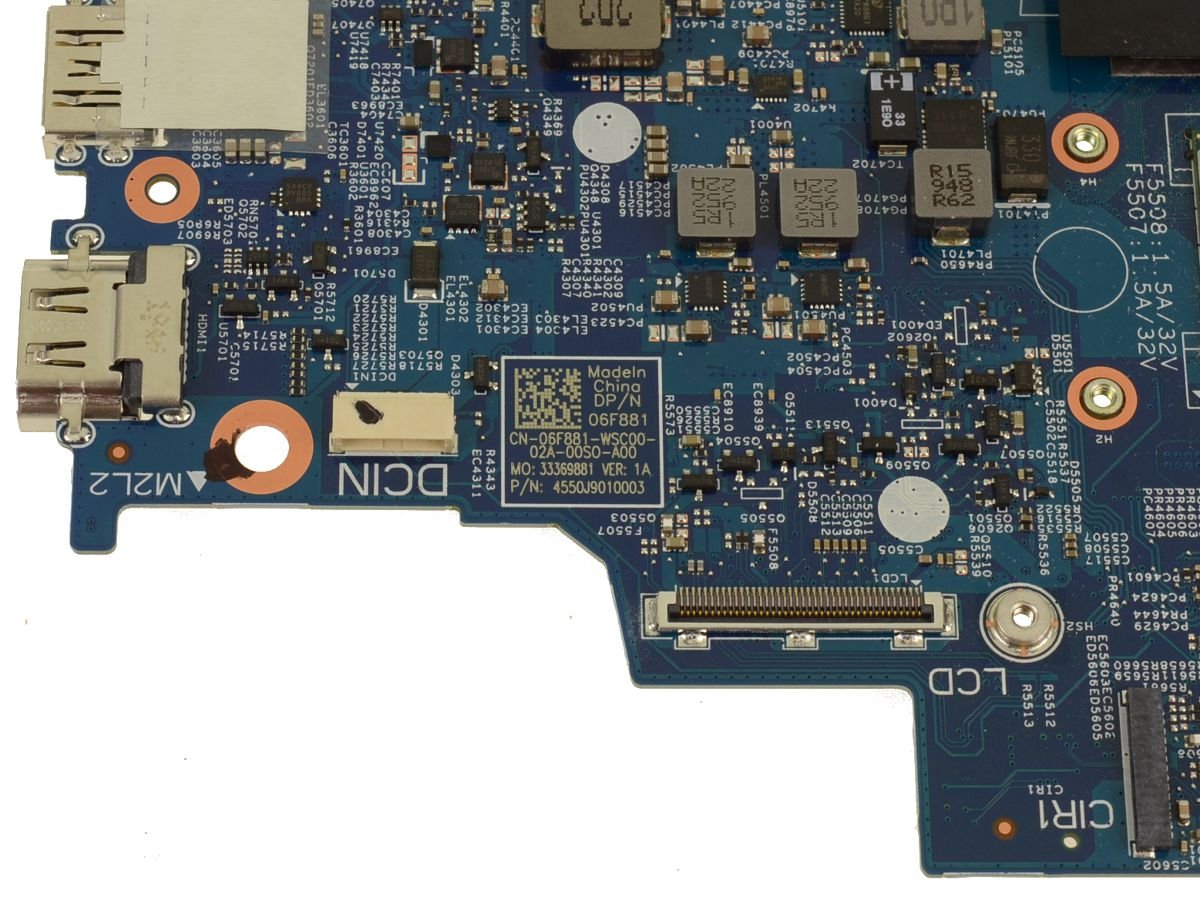 For Dell Latitude 3310 2-in-1 Motherboard System Board with i5 1.6GHz Quad Core Processor - 6F881 - Image 2