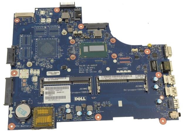 6TJHN - 1.6GHz Core i5 Processor Intel Graphics For Dell Latitude 3540 Motherboard System Board