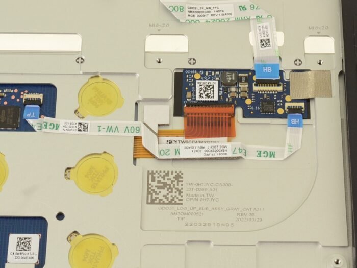 For Dell XPS 13 9320 Palmrest Touchpad Assembly - 7J5RV - H7JYC - W6DN3 - Image 3