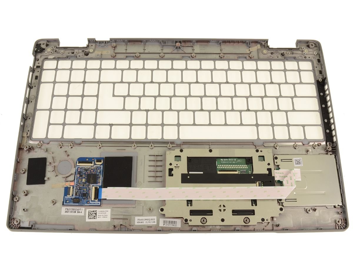 For Dell Latitude 5520 / Precision 3560 Laptop Palmrest Touchpad Assembly with Smart Card Reader - 9MDK8 - X6FPW