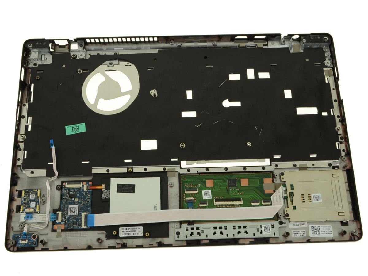 For Dell Latitude 5580 / Precision 3520 Palmrest Touchpad Assembly with Fingerprint Reader - GT3WT - A166U4 - Image 2