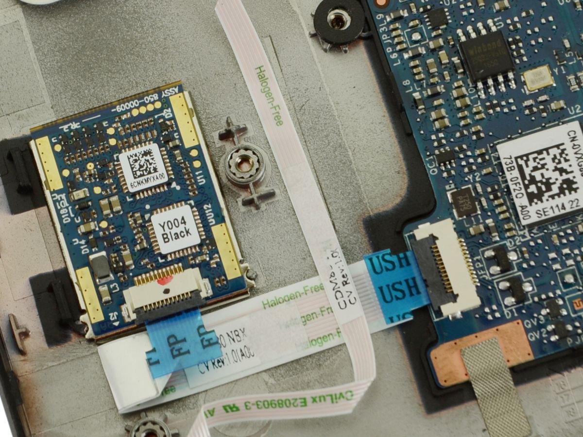 For Dell Latitude 5580 / Precision 3520 Palmrest Touchpad Assembly with Fingerprint Reader - GT3WT - A166U4 - Image 6