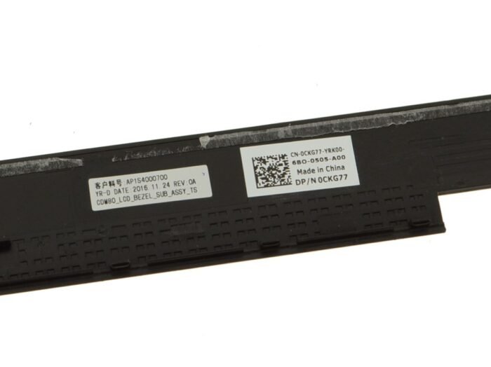 For Dell Latitude 5580 / Precision 3520 15.6" LCD Front Trim Cover Bezel Plastic - TS - Norm Cam - CKG77 - Image 3