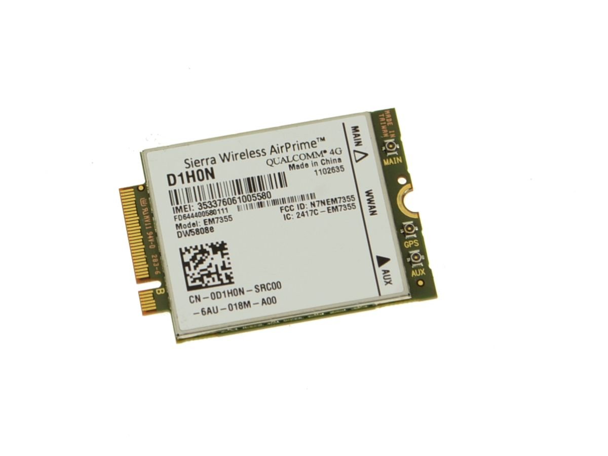 For Dell Wireless 5808E (DW5808E) M.2 Mobile Broadband 4G LTE WWAN Card - D1H0N