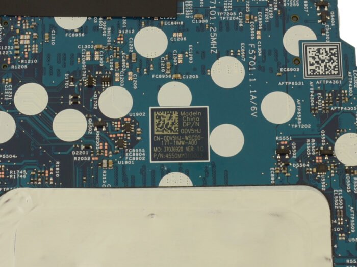 For Dell Inspiron 14 5410 Motherboard System Board Intel i7-11370H Quad Core 3.30GHz - Intel UMA Graphics - DV5HJ - Image 2