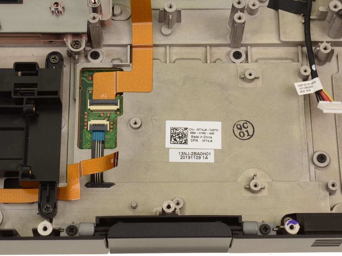 For Dell Latitude 5424 Rugged Palmrest Touchpad Assembly with Fingerprint Reader - F74J6 - Image 2