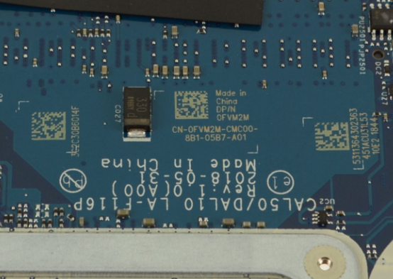 DP/N FVM2M 0FVM2M i3-7020U For Dell Latitude 3490 / 3590 Motherboard - Image 3