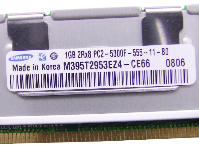 For Dell DDR2 667Mhz 1GB PC2-5300F ECC RAM Memory Stick - FW198 - Image 3