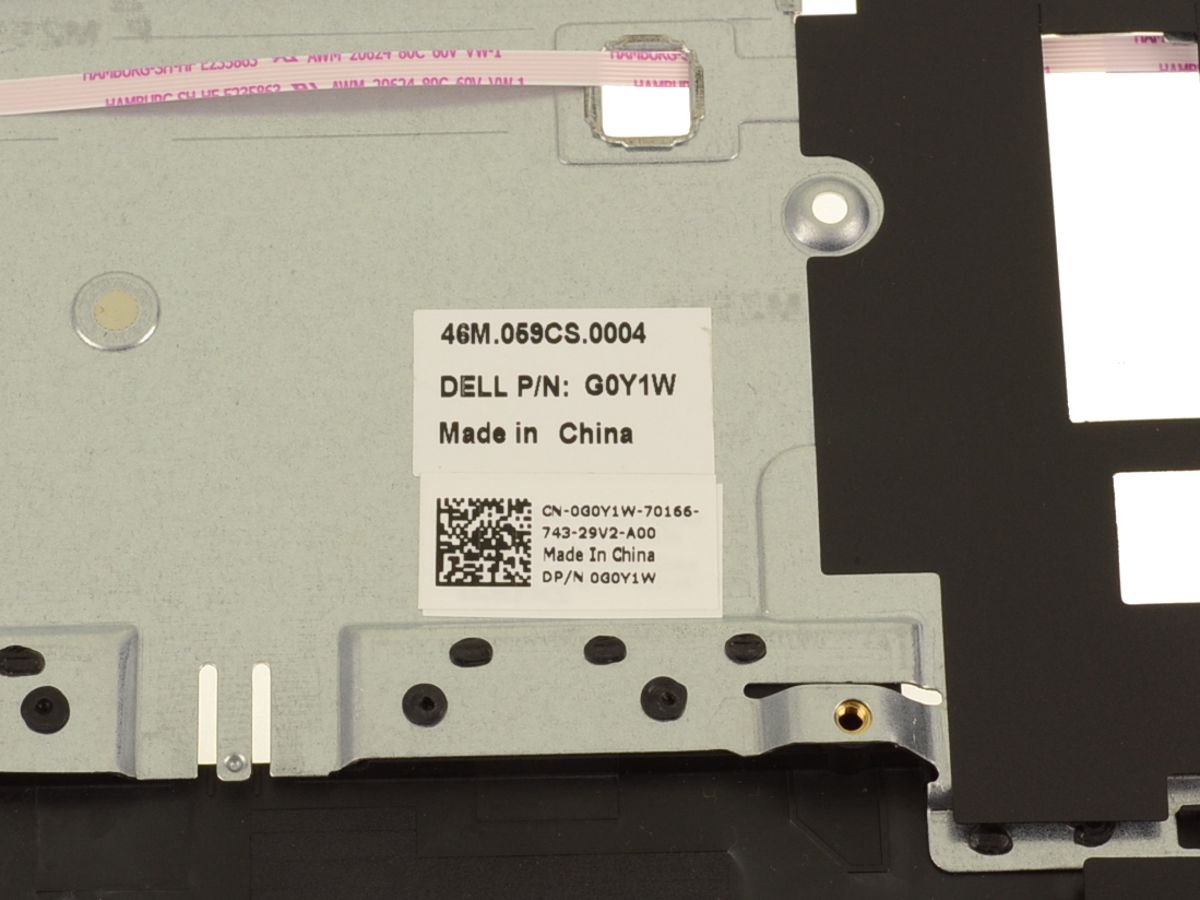 For Dell Latitude 3560 Palmrest Touchpad Assembly with Fingerprint Reader - G0Y1W - Image 3