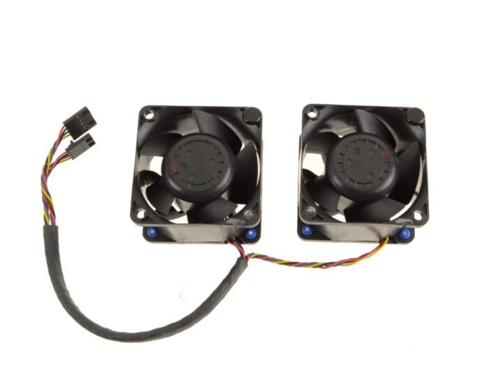 For Dell Precision Workstation R5400 Dual Cooling Fans Assembly 3-4 - G611C - Image 2