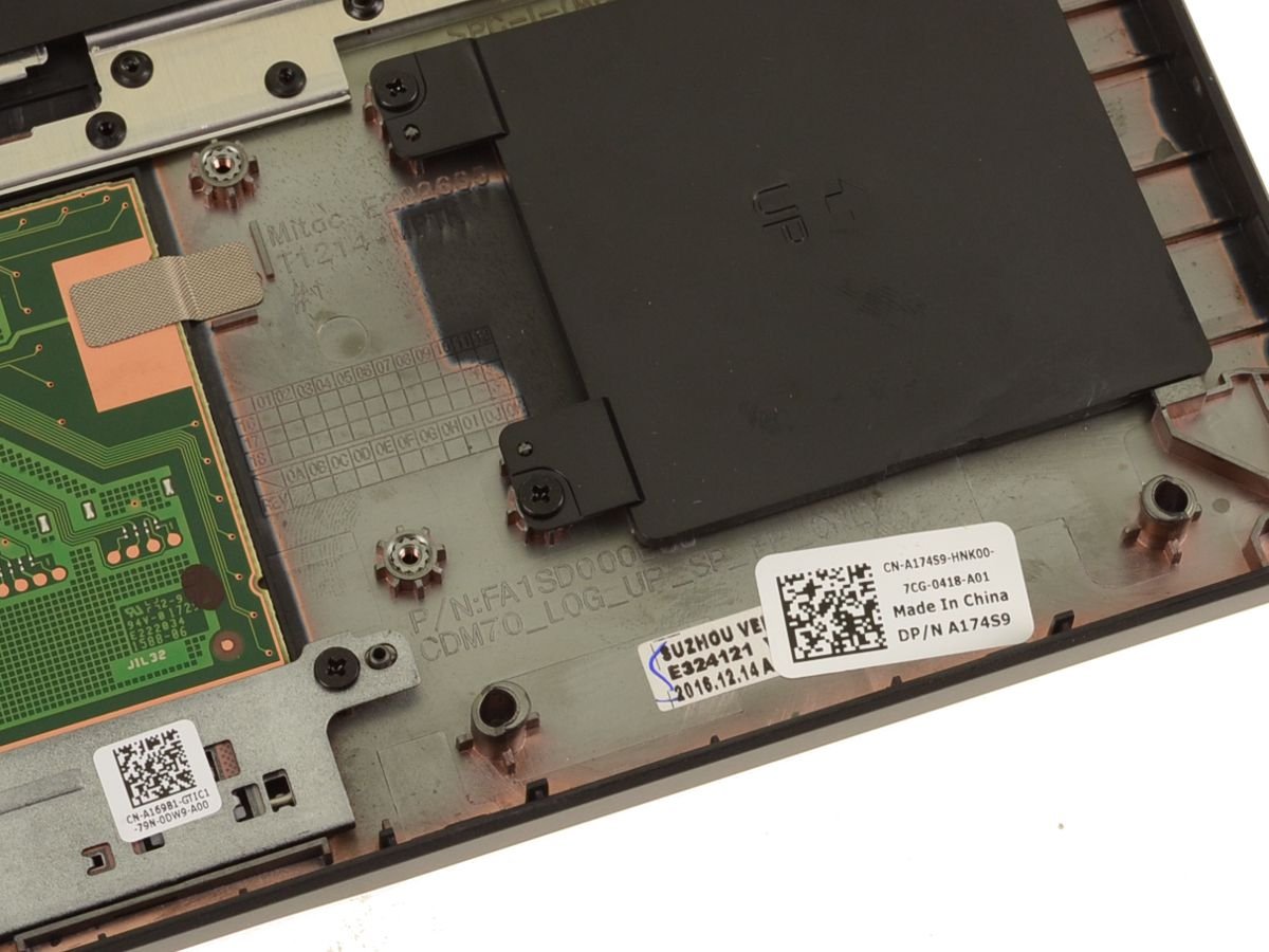 For Dell Latitude 5490 / 5491 / 5495 Palmrest Touchpad Assembly with Fingerprint Reader - Single Point - A174S9 - JDPC0 - Image 3