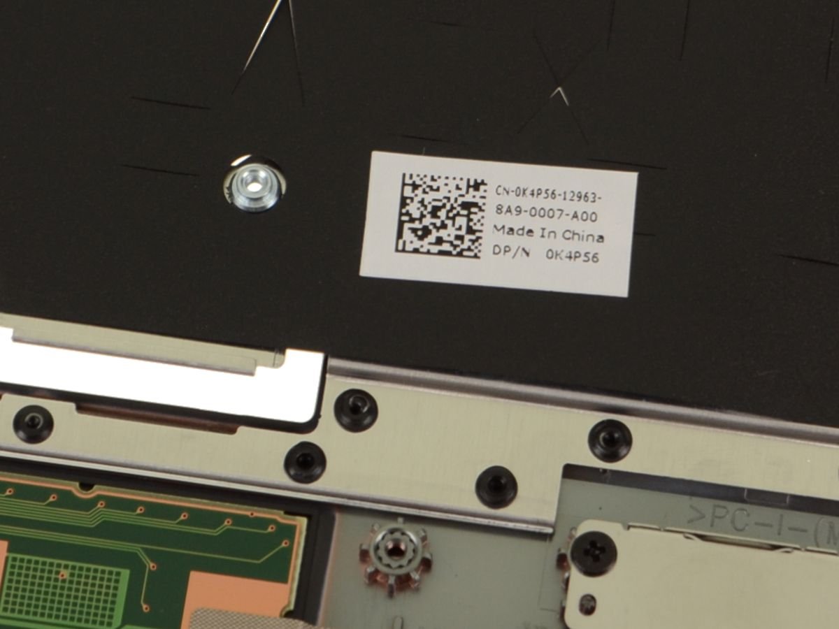 For Dell Latitude 5490 / 5491 / 5495 Palmrest Touchpad Assembly with Fingerprint Reader - Dual Point - K4P56 - Image 2