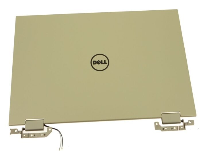 Gold - For Dell Inspiron 11 (3147 / 3148 /3157 / 3158) 11.6" LCD Back Cover Lid Assembly with Hinges - K4YW5