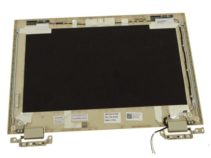 Gold - For Dell Inspiron 11 (3147 / 3148 /3157 / 3158) 11.6" LCD Back Cover Lid Assembly with Hinges - K4YW5 - Image 2