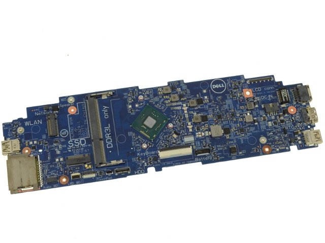 For Dell Latitude 11 (3160) Motherboard System Board with Intel 1.6GHz Quad Core CPU - KD63D