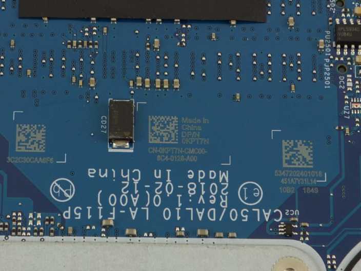 KPT7N 0KPT7N Intel Core i7-7500U Dual Core CPU AMD Radeon Graphics For Dell Inspiron 15 (5570) / 17 (5770) Motherboard - Image 3