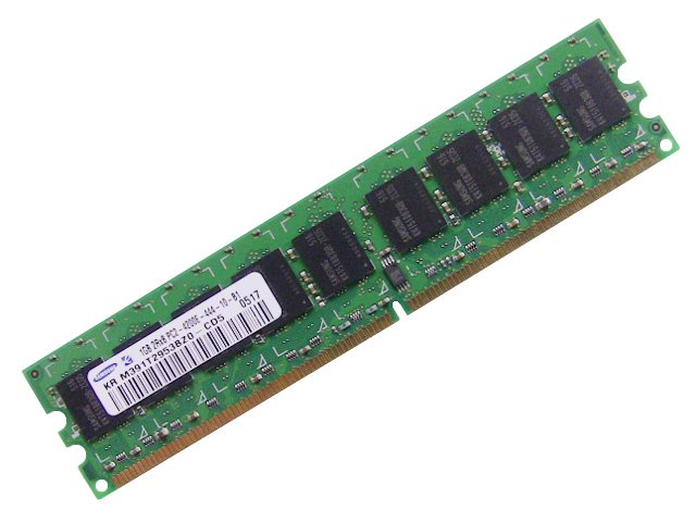 For Dell DDR2 533Mhz 1GB PC2-4200E ECC RAM Memory Stick - M391T2953BZ0-CD5