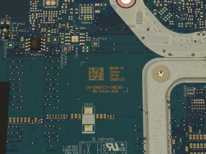 For Dell Vostro 3405 Motherboard System Board AMD Ryzen 7 3700U Quad Core 2.3GHz - NMTCX - Image 2
